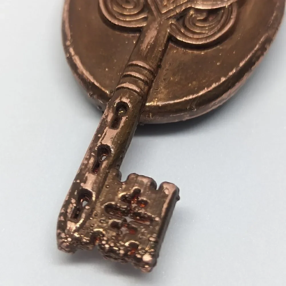 "Destined" Labradorite Key Copper Necklace - Picture 6 of 9